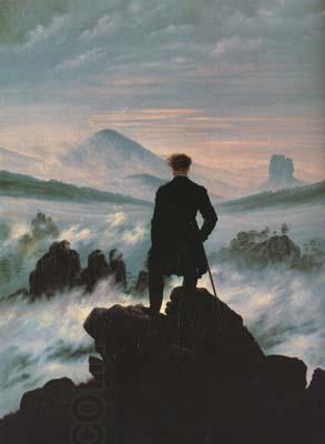 Caspar David Friedrich Wanderer above the Sea of Fog (mk10) China oil painting art